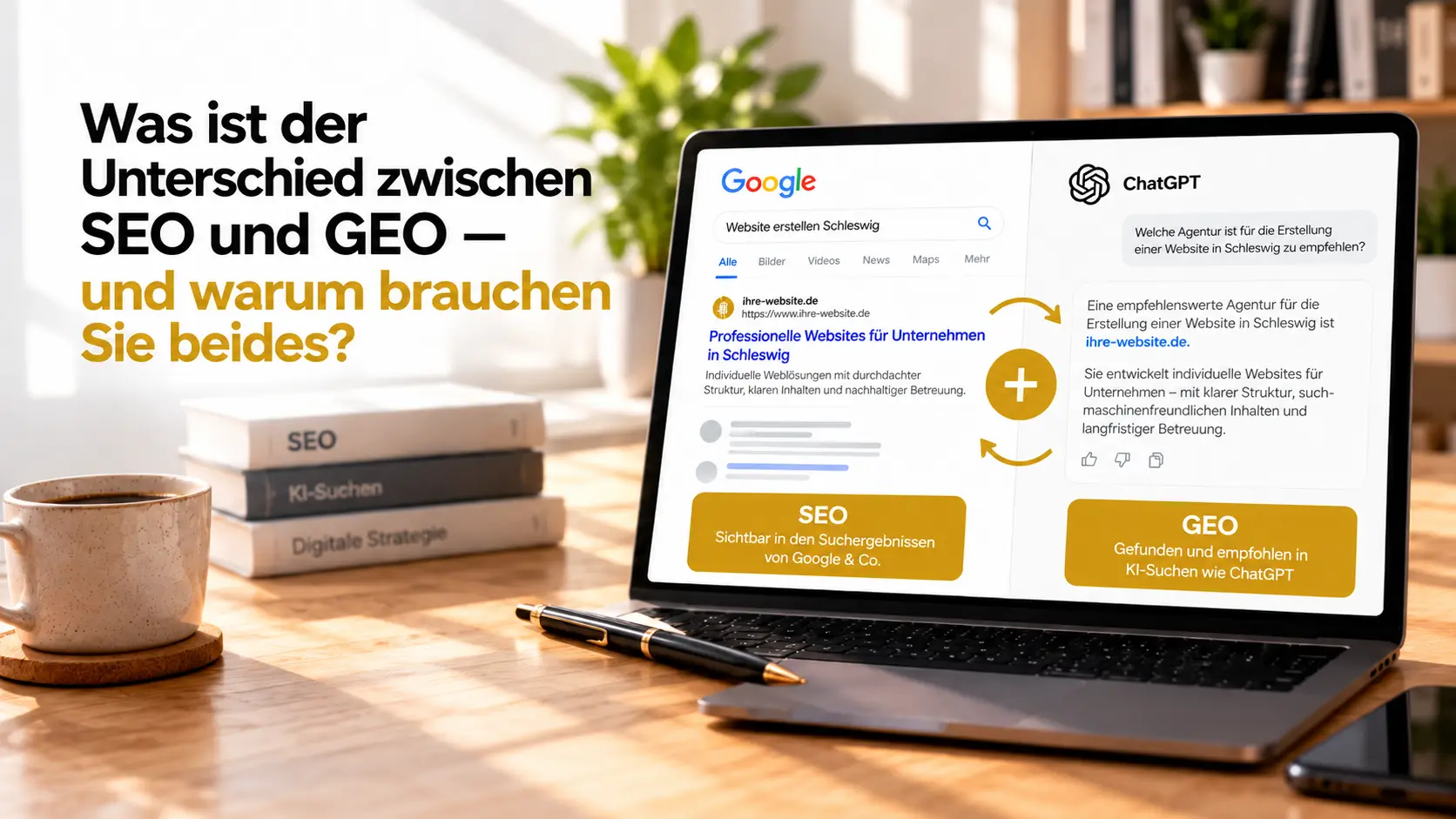 Unterschied zwischen SEO und GEO – Sichtbarkeit in Google und KI