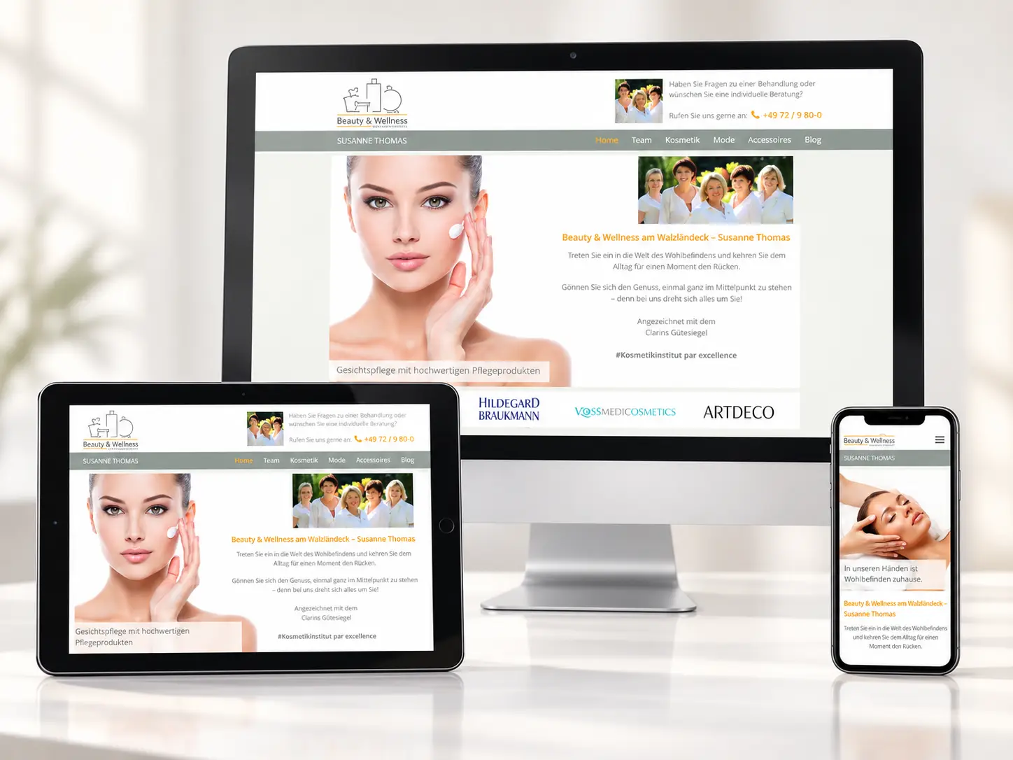 Beauty & Wellness – Webdesign Schleswig